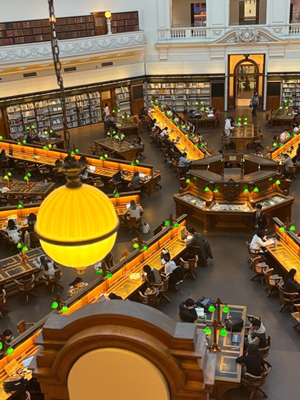 �ʐ^6�F���E�ōł��������}���ق̈�Ƃ����State Library Victoria